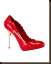 Dior Red Serpent Pump