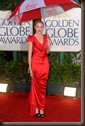 black shoes with red gown - golden globes
