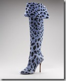 dolce gabbana denim leopard print boot
