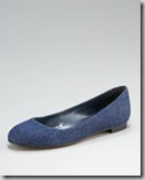 manolo blahnik denim ballerina flat 395