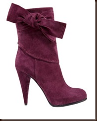 Christian Dior Purple Suede Ankle Boot  895