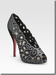 christian louboutin Tell Me Peep-Toe Pumps 1347