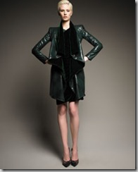 Giorgio Armani Crocodile Stamped Draped Robe