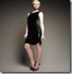 Giorgio Armani Ruched Panel Velvet Dress  4550