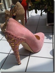 Brian Atwood Pink Suede