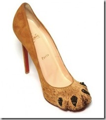 Christian Louboutin Lions paw shoe