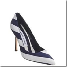 Manolo Blahnik Pamukfac black and white Barneys