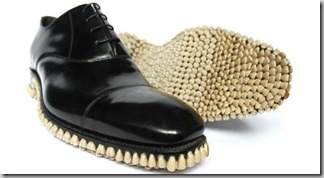 Apex Predator shoes with teeth